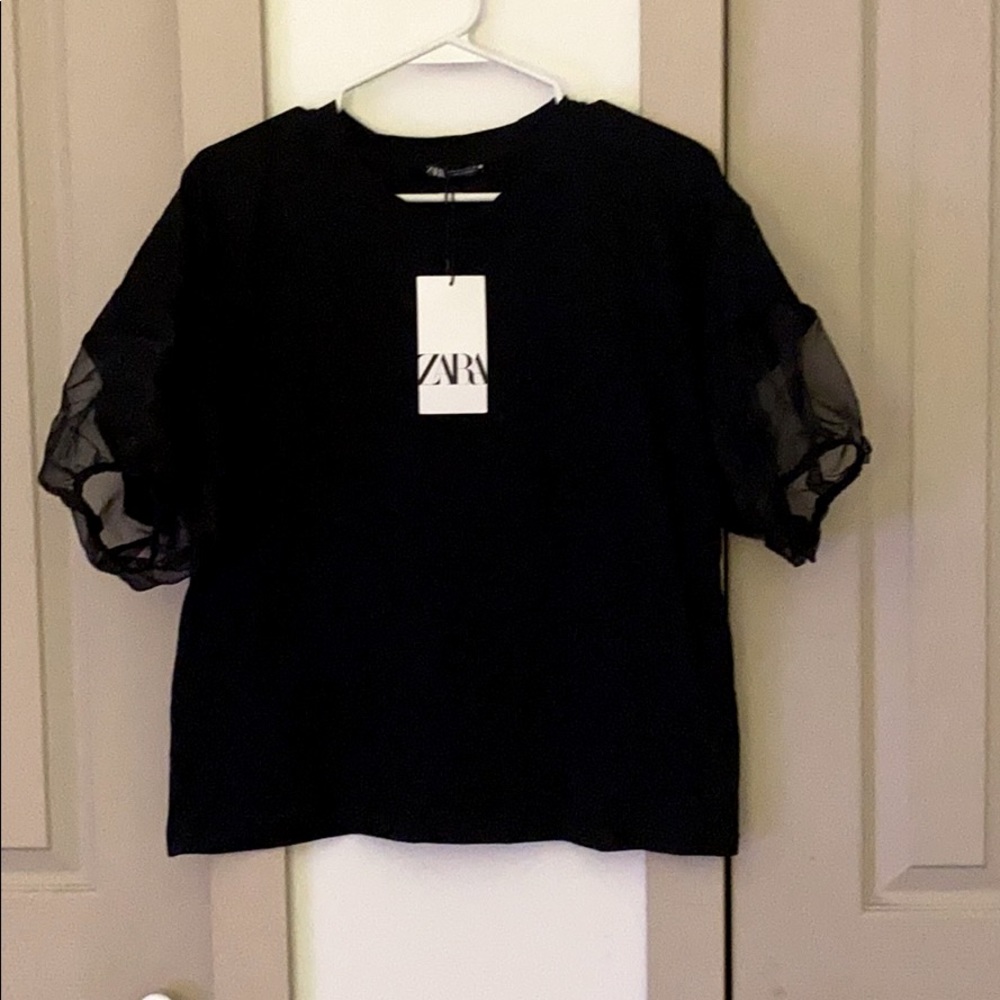 Zara ruffled top